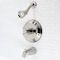 Kingston Brass KB2636DX Pressure Balance Tub and Shower Faucet, Polished Nickel KB2636DX - alternate 2